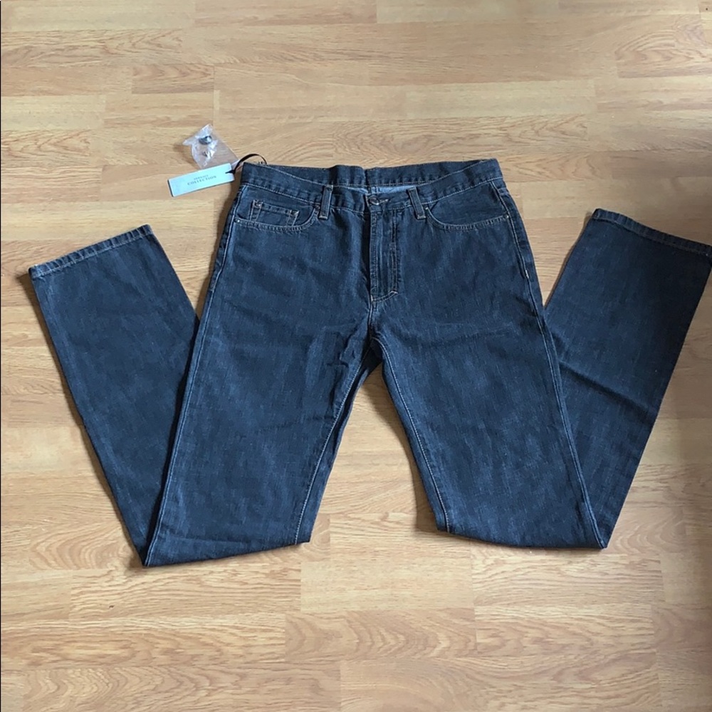 NWT Versace Collection - Black Bootcut Jeans, 32